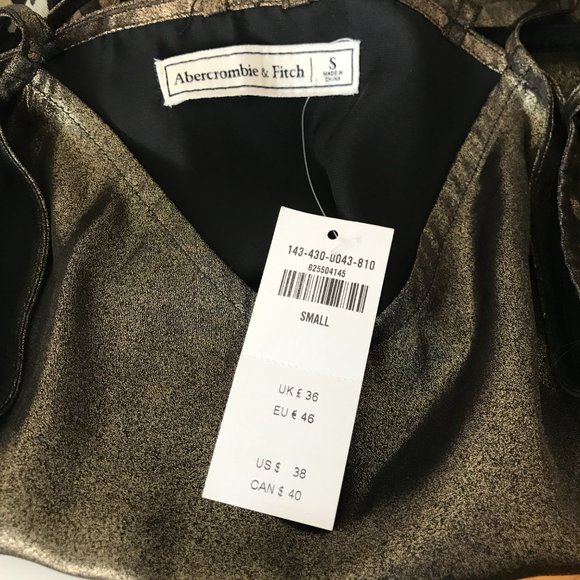 Abercrombie & Fitch Dark Gold Tank Blouse - Picture 5 of 6